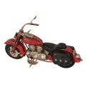 Kovov model motorky CHOPPER RED II, 28cm