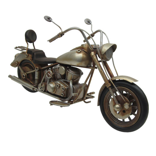 Retro model CHOPPER 29cm, kovov model motorky